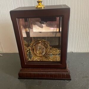 Harry Potter Time Turner Necklace in Display Case